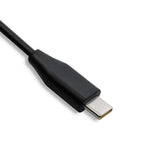Qoltec GaN POWER PRO 90W USB-C Charger - Black (Model: 52387)
