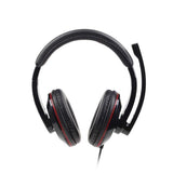 Gembird Stereo Headphones with Microphone and Volume Control - Glossy Black