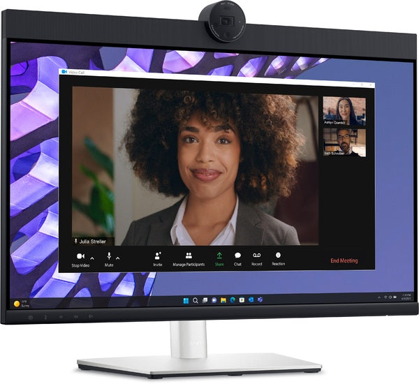 DELL P2424HEB video conference LED monitor with speakers, web camera and IPS technology - 23.8 inches - FULL HD (1920x1080, 16:9, 93ppi) - Reaction...