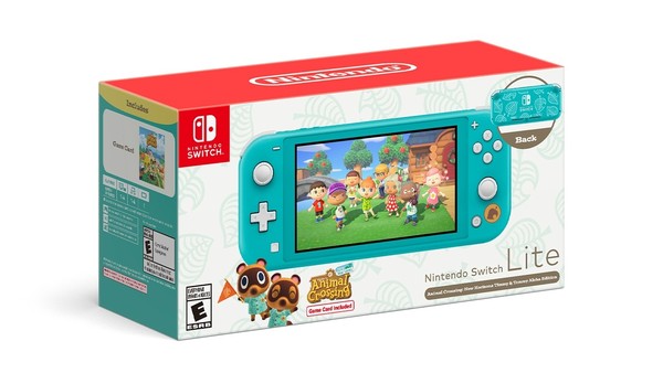 Nintendo Switch Lite Animal Crossing: New Horizons Timmy & Tommy Aloha Edition Console