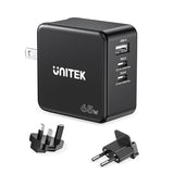 Unitek P1113A-EU Dual USB-A Wall Charger - 12W, White
