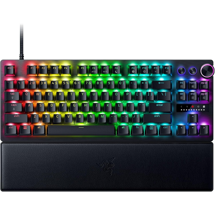 Razer Huntsman V3 Pro Tenkeyless Gaming Keyboard - Wired - Nordic - Analog Optical - Black