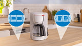 Bosch Coffee Maker - TKA2M111 MyMoment - Drip - 1200 W - White