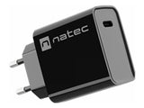 NATEC Ribera 20W USB-C Power Delivery Charger - Black