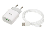 IBOX C-41 2.4A USB Charger with Micro USB Cable