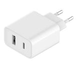 XIAOMI Mi 33W Wall Charger with Type-A and Type-C Ports (EU Plug)