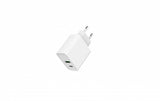 GEMBIRD 20W Dual Port USB Fast Charger - White