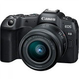 Canon - EOS R8 Body + RF 24-50mm F4.5-6.3 IS STM (AIP) - Megapixel 24.2 MP - Image stabilizer - ISO sensitivity (max) 102400 - Display diagonal 3 " - Wi-Fi - ...