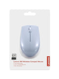 Lenovo 300 Compact Wireless Mouse - Frost Blue