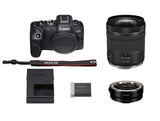 Canon EOS R8 + RF 24-105mm f/4-7.1 IS STM + Mount Adapter EF-EOS R