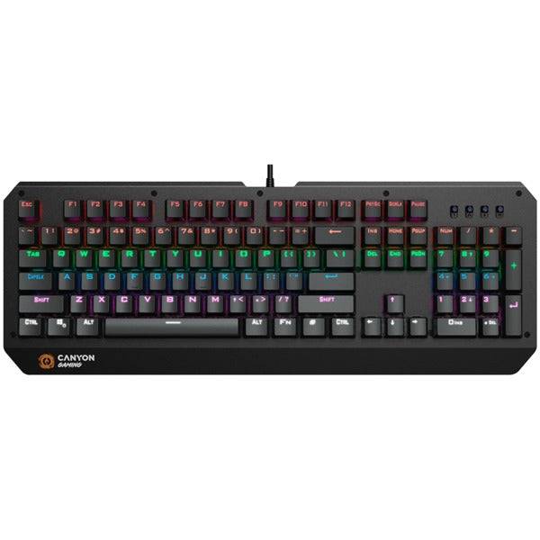 CANYON Hazard GK-6 Wired Gaming Keyboard with Rainbow LED Backlight - RU+EN Layout