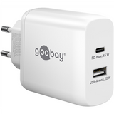 Goobay USB-C PD GaN Fast Charger Nano (20W) - White