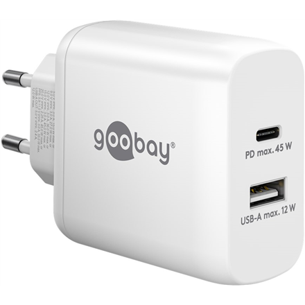 Goobay USB-C PD Dual Fast Charger (45W) - 65412
