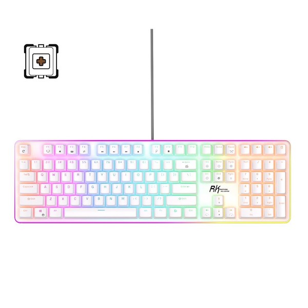 Royal Kludge RK918 RGB Wired Mechanical Keyboard - 100% Layout, Brown Switches, US