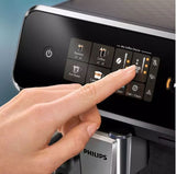 Philips - Espresso Coffee Maker - EP2334/10 - Pump pressure 15 bar - Built-in milk frother - Fully Automatic - 1500 W - Black