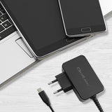 Qoltec GaN POWER PRO 45W USB-C Charger - Black (Model: 52385)