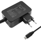 Qoltec GaN POWER PRO 90W USB-C Charger - Black (Model: 52387)