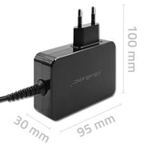 Qoltec GaN POWER PRO 100W USB-C Charger - Black (Model: 52388)