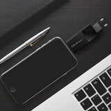 Qoltec GaN POWER PRO 100W Dual Port Charger - USB-C & USB-A - Black (Model: 52382)