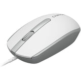 CANYON M-10 Wired Optical Mouse - White/Grey