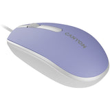 CANYON M-10 Wired Optical Mouse - Lavender