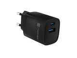 Natec Ribera GaN Slim 20W USB Charger - 1x USB-A, 1x USB-C (NUC-2377)