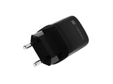 NATEC Ribera GaN 30W USB-A + USB-C PD Charger - Black