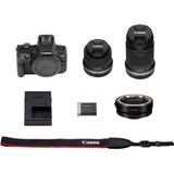 Canon EOS R100 + 18-45mm, black