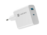 NATEC Ribera 18W USB-A Wall Charger - Black