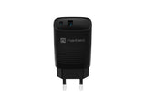 NATEC Ribera GaN 30W USB-A + USB-C PD Charger - Black