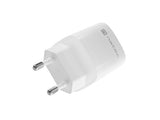 NATEC Ribera GaN 30W USB-A+USB-C Power Delivery Wall Charger - White
