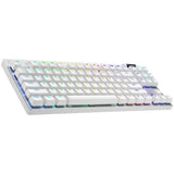 LOGITECH G PRO X TKL LIGHTSPEED Wireless Gaming Keyboard - White (US) Tactile