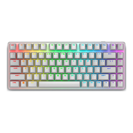 Dell Alienware Pro Gaming Keyboard - Wireless Bluetooth - US - Linear Mechanical - Lunar Light (545-BBFR)