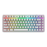 Dell Alienware Pro Gaming Keyboard - Wireless Bluetooth - US - Linear Mechanical - Lunar Light (545-BBFR)
