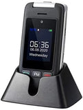 Artfone C10 black mobile phone for seniors