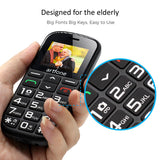 Arftone CS-182 black mobile phone for seniors