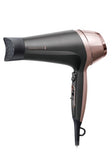 Remington - Curl and Straight Confidence Hair Dryer - D5706 - 2200 W - Number of temperature settings 3 - Ionic function - Diffuser nozzle - Black