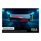 SAMSUNG 990 PRO 4TB M.2 NVMe PCIe 4.0 SSD with Heatsink
