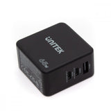 UNITEK P1117B GaN 65W 2C1A USB-C & USB-A Wall Charger - Black