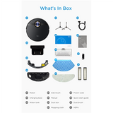 Midea M7 Pro Robotic Vacuum Cleaner - Dry - 180 min Run Time - 4000 Pa Suction - Black