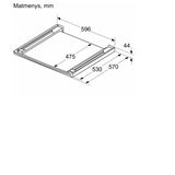 Bosch WTZ27500 Stacking Kit with Pull-Out Shelf