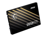 SSD-MSI-SPATIUM S270-960GB-SATA-3D D-Write speed 450 MBytes/sec-Read speed 500 MBytes/sec-2,5"-TBW 500 TB-MTBF 2000000 hours-S7...