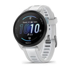 Garmin Forerunner 165 Music Smartwatches, Misty Grey/White Stone