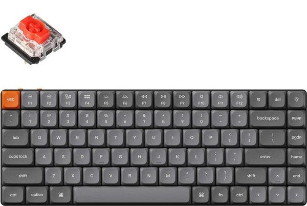 Keychron K3 Max RGB Wireless Low Profile Gateron Red Hot-Swappable Keyboard - US Layout