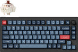 Keychron V1 Max RGB Wireless Mechanical Keyboard - US Layout, Hot-Swappable Gateron Jupiter Red