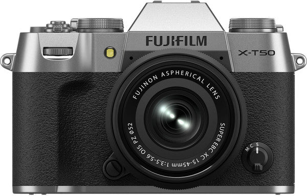 System camera FUJIFILM X-T50/XC15-45mmF3.5-5.6 OIS PZ Silver (Silver)
