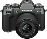 System camera FUJIFILM X-T50/XC15-45mmF3.5-5.6 OIS PZ Charcoal Silver (Dark Silver)