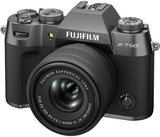 System camera FUJIFILM X-T50/XC15-45mmF3.5-5.6 OIS PZ Charcoal Silver (Dark Silver)