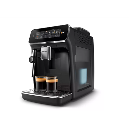 Philips - Espresso Coffee Maker - EP3321/40 - Pump pressure 15 bar - Built-in milk frother - Fully Automatic - 1500 W - Black