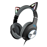Foxxray FXR-BAL-62 BK ShinyCat Wired Gaming Headset - Black/Grey